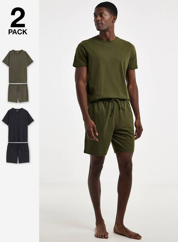 JACAMO 2 Pack Short Sleeve Pyjama Set M
